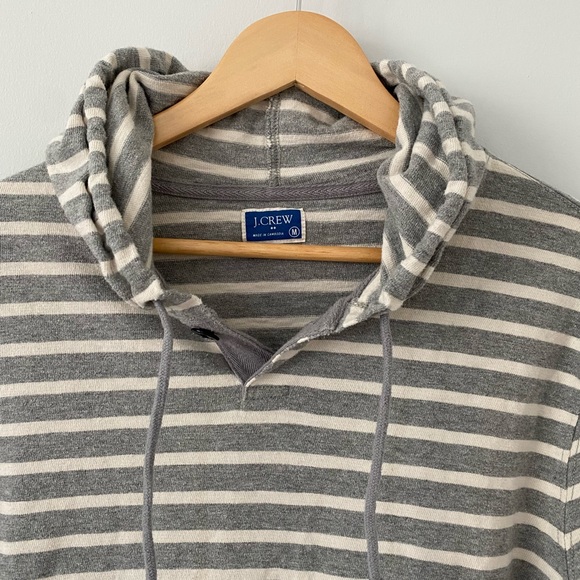 J.Crew stripped men’s size medium hoodie - Picture 8 of 10
